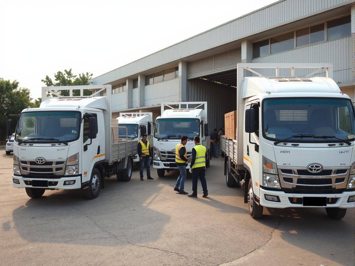 Dubai Truck Rental Services Fleet